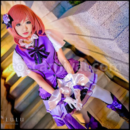 Love Live! Season 2 Episode 12/13 Insert Song KiRa-KiRa Sensation Happy maker Maki Nishikino Cosplay Costume coscarnival - Detail Close-up