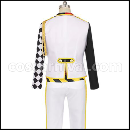 Twisted Wonderland Heartslabyul Dormitory Ace Trappola Cosplay Costume coscarnival - Detail Close-up