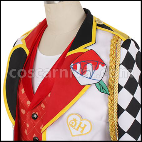 Twisted Wonderland Heartslabyul Dormitory Ace Trappola Cosplay Costume coscarnival - Collar Design