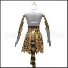 Kemono Friends Serval-chan Cosplay Costume coscarnival - Back View