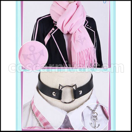 Nijisanji VTuber Minato Aqua Cosplay Costume coscarnival - Collar Design
