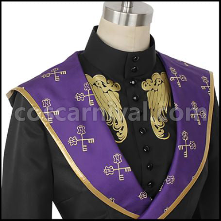 Twisted Wonderland Ceremonial Clothes All Members Cosplay Costume coscarnival - Collar Design