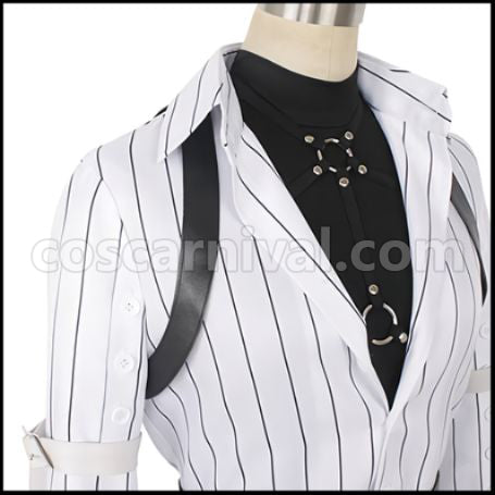 Twisted Wonderland Jade Scary Dress Cosplay Costume coscarnival - Collar Design