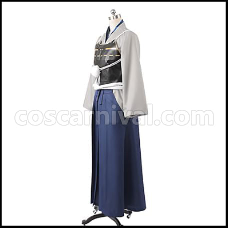 Touken Ranbu Uchigatana Swordsman Yamatonokami Yasusada Cosplay Costume coscarnival - Collar Design