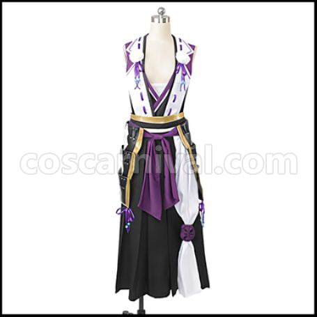 Touken Ranbu Yari Danshi Tonbokiri Cosplay Costume coscarnival - Front View