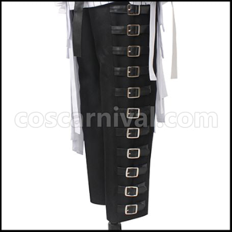 Twisted Wonderland Jade Scary Dress Cosplay Costume coscarnival - Hem Detail