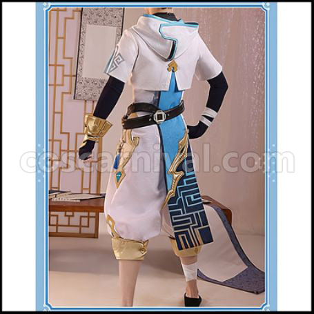 Genshin Impact Chouun Cosplay Costume coscarnival - Back View