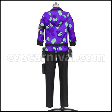 Twisted Wonderland Twisted-Wonderland Rook Hunt Beans Camo Cosplay Costume coscarnival - Detail Close-up