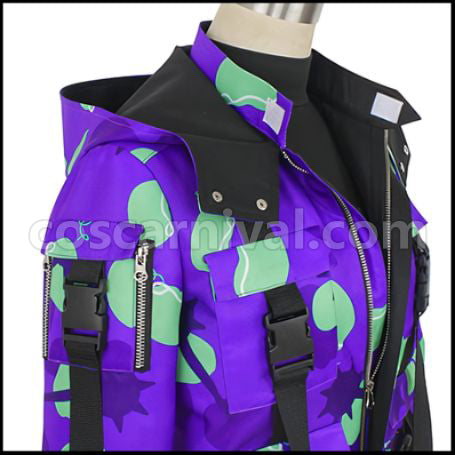 Twisted Wonderland Twisted-Wonderland Rook Hunt Beans Camo Cosplay Costume coscarnival - Collar Design