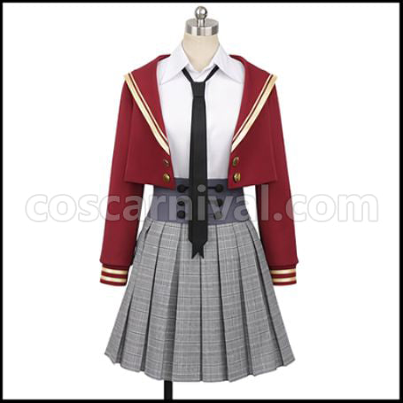 Zombieland Saga Revenge All Members Cosplay Costume coscarnival - Front View
