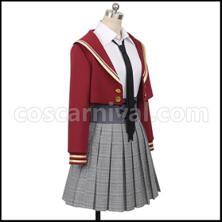 Zombieland Saga Revenge All Members Cosplay Costume coscarnival - Back View