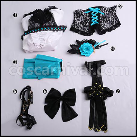 Hatsune Miku: Colorful Stage! Kanade Yoisaki Cosplay Costume coscarnival - Collar Design