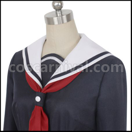 Armed Girl's Machiavellism Onigawara Rin Cosplay Costume coscarnival - Collar Design