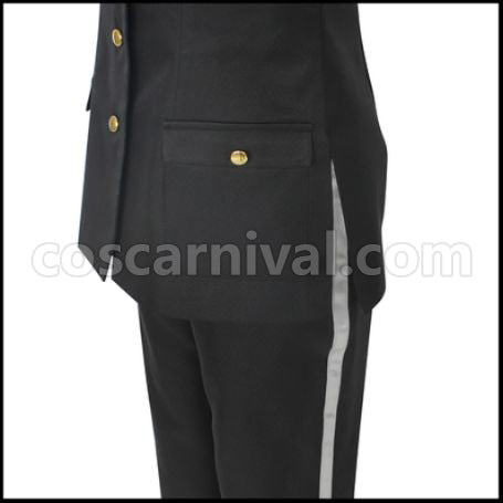 ACCA 13-Territory Inspection Dept. Mauve ACCA Headquarters Cosplay Costume coscarnival - Hem Detail