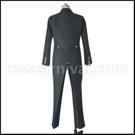 Black Butler Book of the Atlantic Sebastian Michaelis Cosplay Costume coscarnival - Side Profile