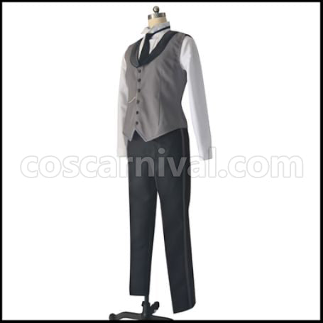 Black Butler Book of the Atlantic Sebastian Michaelis Cosplay Costume coscarnival - Detail Close-up