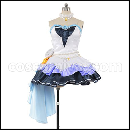 The Idolmaster Cinderella Girls Starlight Stage Mio Honda Cosplay Costume coscarnival - Front View