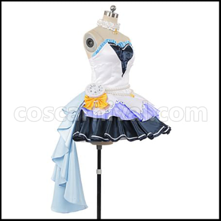 The Idolmaster Cinderella Girls Starlight Stage Mio Honda Cosplay Costume coscarnival - Back View