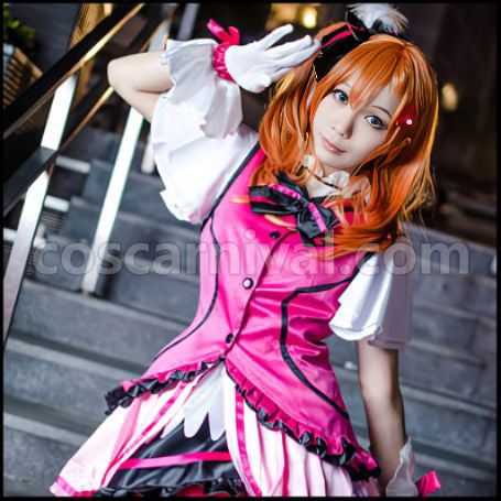 Love Live! 2nd Season Episodes 12/13 Insert Songs KiRa-KiRa Sensation!/Happy maker! Honoka Kosaka Cosplay Costume coscarnival - Hem Detail