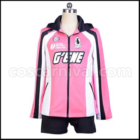 Prince of Stride Himemiya Yuri Cosplay Costume coscarnival - Front View