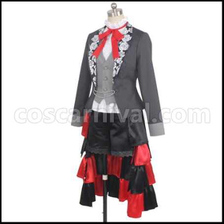 On Air! Hot-Blood Tsubaki Miyabino Cosplay Costume coscarnival - Side Profile