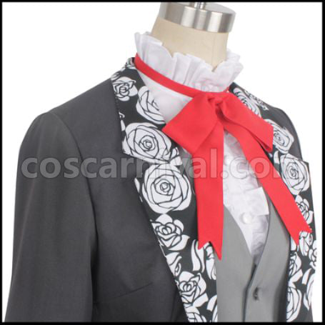 On Air! Hot-Blood Tsubaki Miyabino Cosplay Costume coscarnival - Collar Design