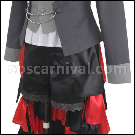 On Air! Hot-Blood Tsubaki Miyabino Cosplay Costume coscarnival - Cuff Style