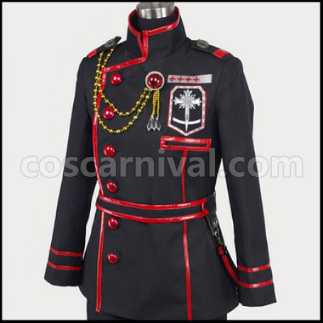 D.Gray-man Third Exorcist Uniform Allen Walker Cosplay Costume coscarnival - Back View