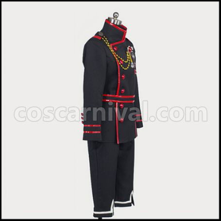 D.Gray-man Third Exorcist Uniform Allen Walker Cosplay Costume coscarnival - Side Profile
