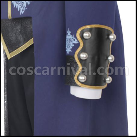 Movie Version Uta no Prince-sama Maji LOVE Kingdom QUARTET NIGHT Kurosaki Ranmaru Cosplay Costume coscarnival - Hem Detail