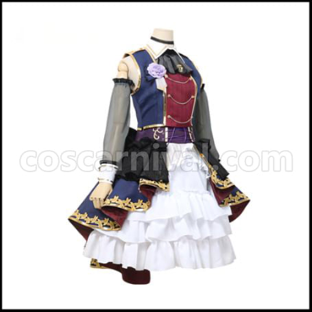 BanG Dream! 7th-LIVE Roselia Shirokane Rinko (Shirokane Rinko) Cosplay Costume coscarnival - Back View