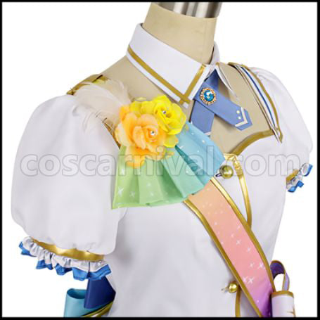 The Idolmaster Cinderella Girls Starlight Spot 'Dereste' 4th Anniversary Rin Shibuya Cosplay Costume coscarnival - Collar Design