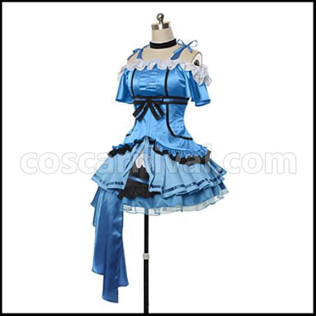 Love Live! Season 2 Episode 12/13 Insert Song KiRa-KiRa Sensation Happy maker Umi Sonoda Cosplay Costume coscarnival - Collar Design