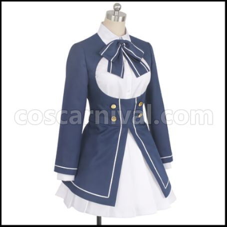 Zombieland Saga Sakura Minamoto Cosplay Costume Ver2 coscarnival - Back View