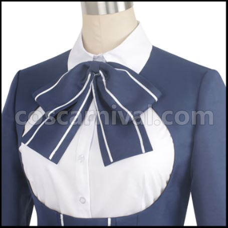 Zombieland Saga Sakura Minamoto Cosplay Costume Ver2 coscarnival - Collar Design