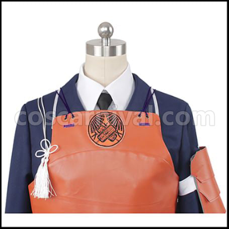 Touken Ranbu Tantou Danshi Akita Toushirou Cosplay Costume coscarnival - Collar Design