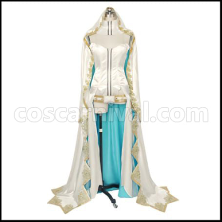 [Fate/Grand Order Costume] Fate/Grand Order Nero Claudius (Red Saber) Bride Outfit Cosplay Costume coscarnival - Front View