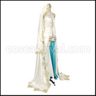 [Fate/Grand Order Costume] Fate/Grand Order Nero Claudius (Red Saber) Bride Outfit Cosplay Costume coscarnival - Back View
