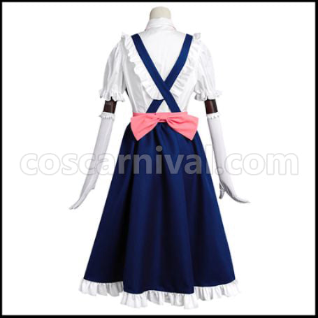 Miss Kobayashi's Dragon Maid Tohru Cosplay Costume coscarnival - Back View