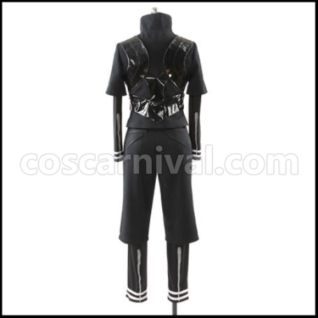 Tokyo Ghoul Ken Kaneki / White Kaneki / Centipede Black Cosplay Costume Coscarnival - Detail Close-up