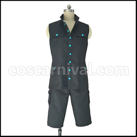 ONE PIECE FILM GOLD Monkey D. Luffy Cosplay Costume coscarnival - Front View