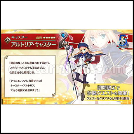 Fate/Grand Order FGO 5th Anniversary Altria Pendragon Cosplay Costume coscarnival - Front View