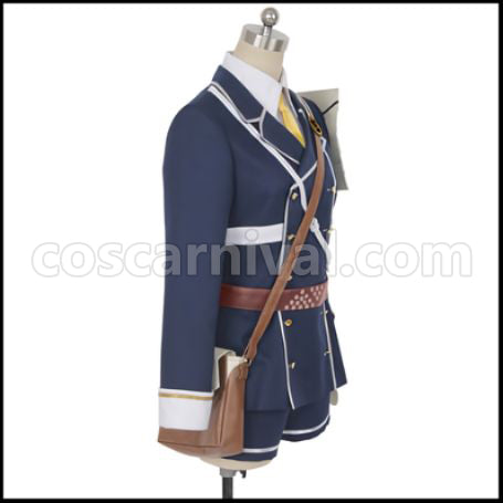 Touken Ranbu Wakizashi Danshi Tantou Houchou Toushirou Cosplay Costume coscarnival - Back View