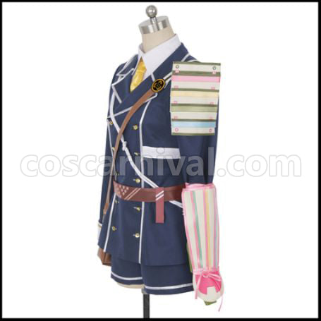 Touken Ranbu Wakizashi Danshi Tantou Houchou Toushirou Cosplay Costume coscarnival - Side Profile