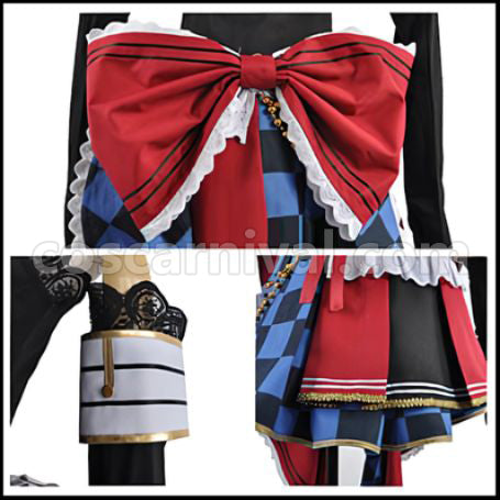 Love Live! SR Cafe Maid Edition Awakening After Maki Nishikino Cosplay Costume coscarnival - Collar Design