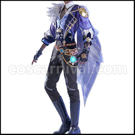 Genshin Impact Kaeya Cosplay Costume coscarnival - Front View