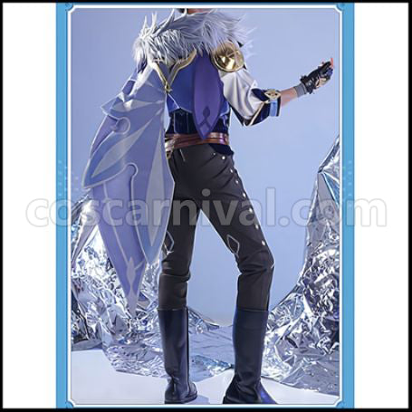 Genshin Impact Kaeya Cosplay Costume coscarnival - Back View
