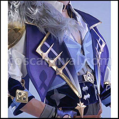 Genshin Impact Kaeya Cosplay Costume coscarnival - Side Profile