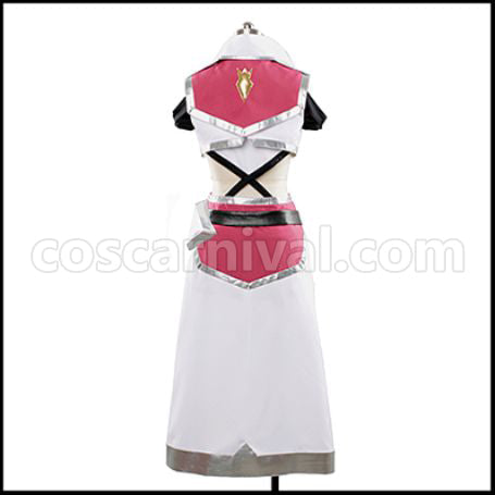 Cross Ange Tenshi to Ryuu no Rondo Ange Cosplay Costume coscarnival - Back View