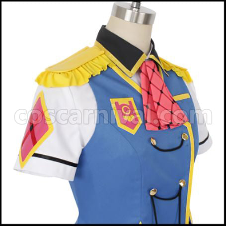 Love Live! Sunshine!! Kanan Matsuura 3rd Single HAPPY PARTY TRAIN Cosplay Costume coscarnival - Collar Design